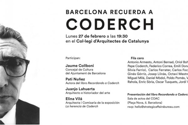 Barcelona recuerda a Coderch