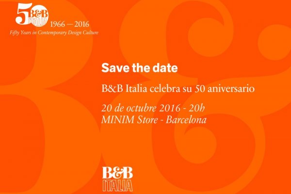 50 aniversario de B&B Italia en MINIM