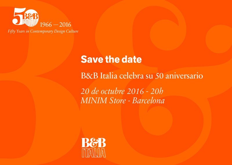 50 aniversario de B&B Italia en MINIM