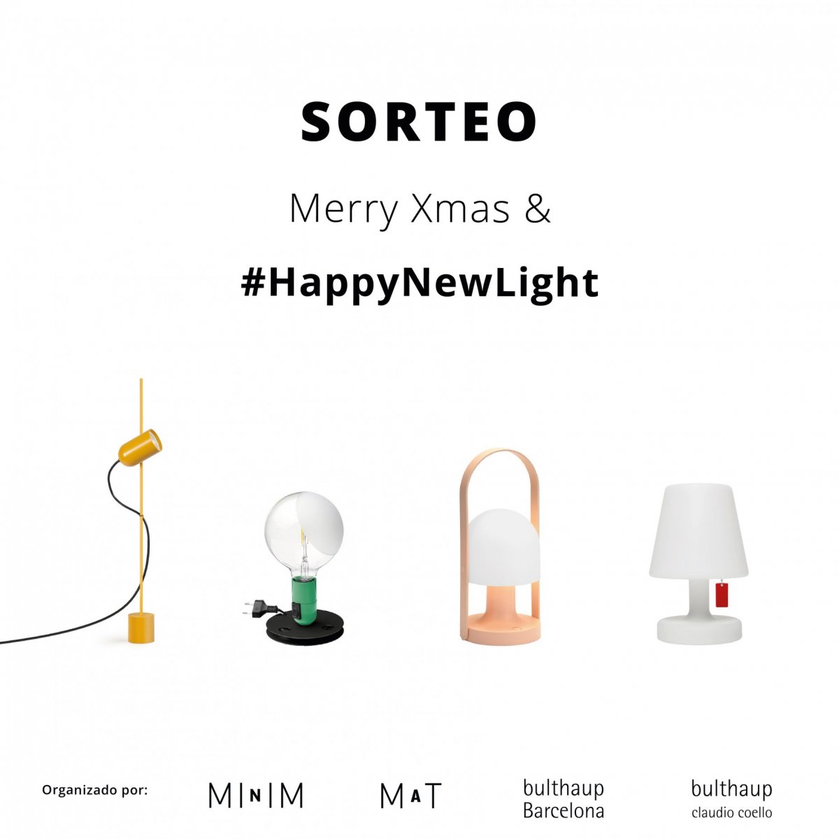 Sorteo #HappyNewLight en Instagram MINIM