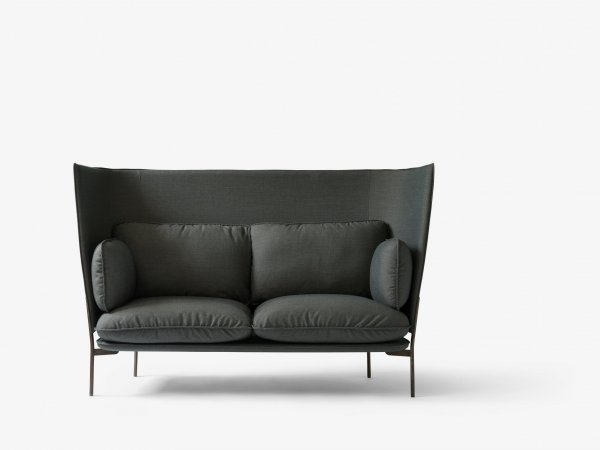 Cloud - sofá respaldo alto - color negro y gris - and tradition - MINIM