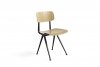 Silla Result - Chair_Frame black-Seat Back - madera de roble laced - clear lacquered oak - Madrid - Barcelona - HAY - MINIM Showroom