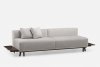 Sofa Eight Armless - Neri&Hu - patas de nogal - sofá gris -mesita auxiliar -delaespada-MINIM