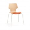 mobles114 - gracia - silla - MINIM - estructura lacada blanco - varios cojines