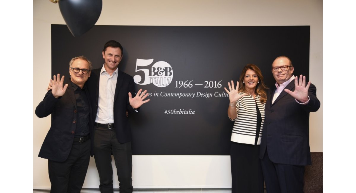 Celebración del 50 aniversario de B&B Italia